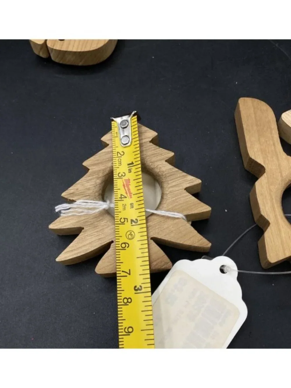 Myrtlewood Oregon Wood 7 Napkin Rings Whale Beaver Tree